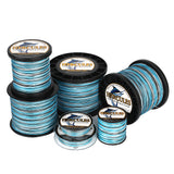 HERCULES Camo Blue 12 Strands 10lb-420lb PE Braided Fishing Line 100M-2000M