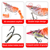 HERCULES Multi-jointed Hard Lure Crayfish Swimbait Fishing Lure