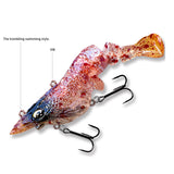 HERCULES Multi-jointed Hard Lure Crayfish Swimbait Fishing Lure