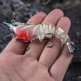 HERCULES Multi-jointed Hard Lure Crayfish Swimbait Fishing Lure