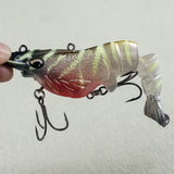 HERCULES Multi-jointed Hard Lure Crayfish Swimbait Fishing Lure