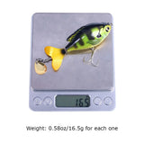 9.5cm/16.5g (3.74"/0.58oz) Topwater Fishing Lure with Rotating Tail and Sequin