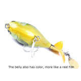 9.5cm/16.5g (3.74"/0.58oz) Topwater Fishing Lure with Rotating Tail and Sequin