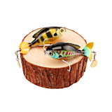 9.5cm/16.5g (3.74"/0.58oz) Topwater Fishing Lure with Rotating Tail and Sequin