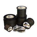 HERCULES 100M-2000M Camouflage 6lb-100lb PE Braided Fishing Line 4 Strands