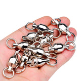 Fishing Ball Bearing Swivels with Solid Rings Pack of 10