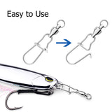 Ball Bearing Swivel with Reinforced Duo Lock Snap Pack of 10