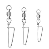 Fishing Ball Bearing Swivels with Coastlock Snaps Pack of 10