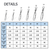 Fishing Coastlock Snap Swivels - Quick Change Lure Connectors