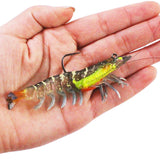 HERCULES Soft Lure Shrimp Swimbait Lead-wrapped Lure