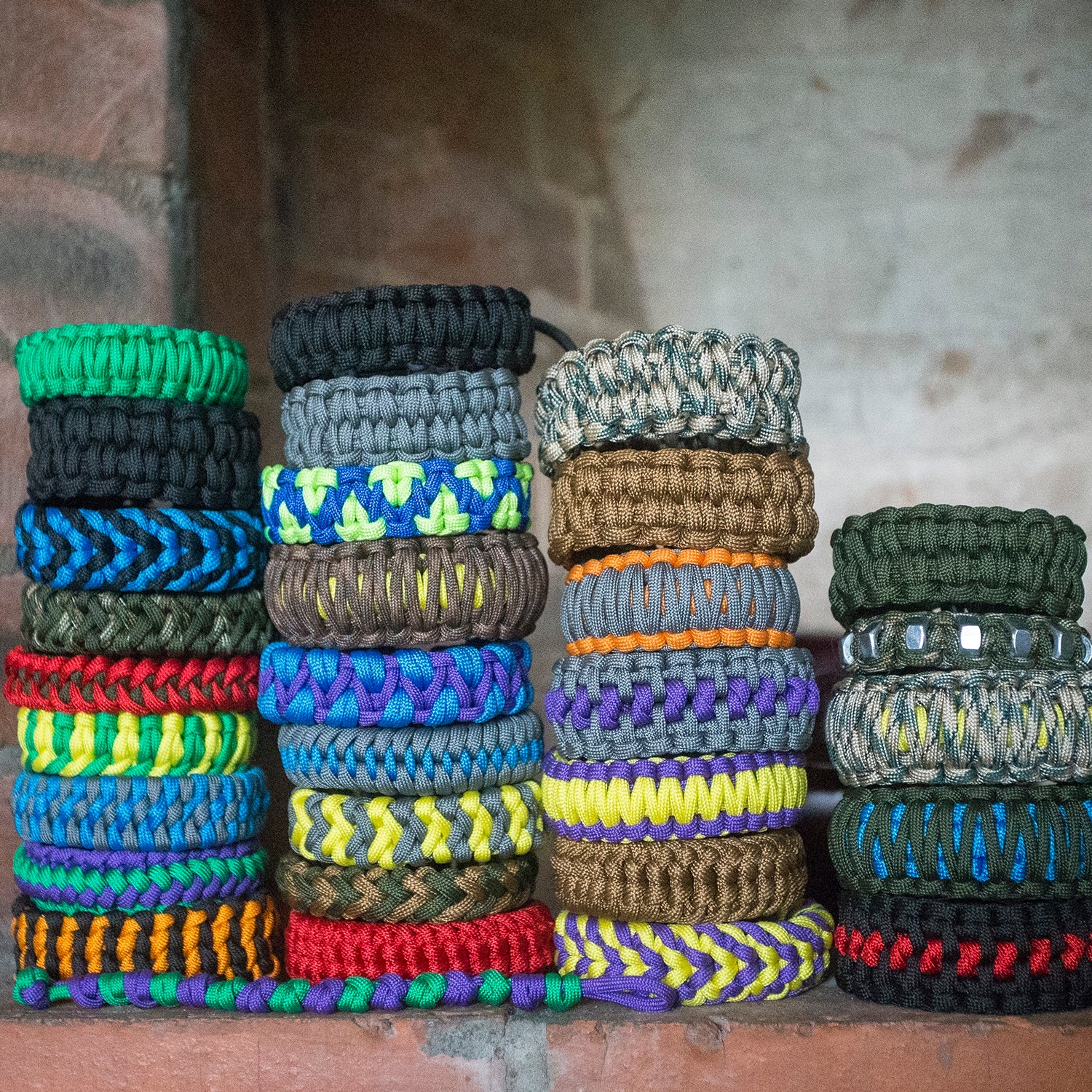 Paracorde 33 Ft (2 Pièces) - 4 Mm, 7 Brins, Multifonction - Pour Bracelets DIY, Camping, Survie (Noir & Camouflage)
