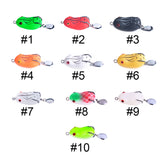 HERCULES Topwater Frog Lure Soft Fishing Lure with Sequin