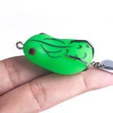 HERCULES Topwater Frog Lure Soft Fishing Lure with Sequin