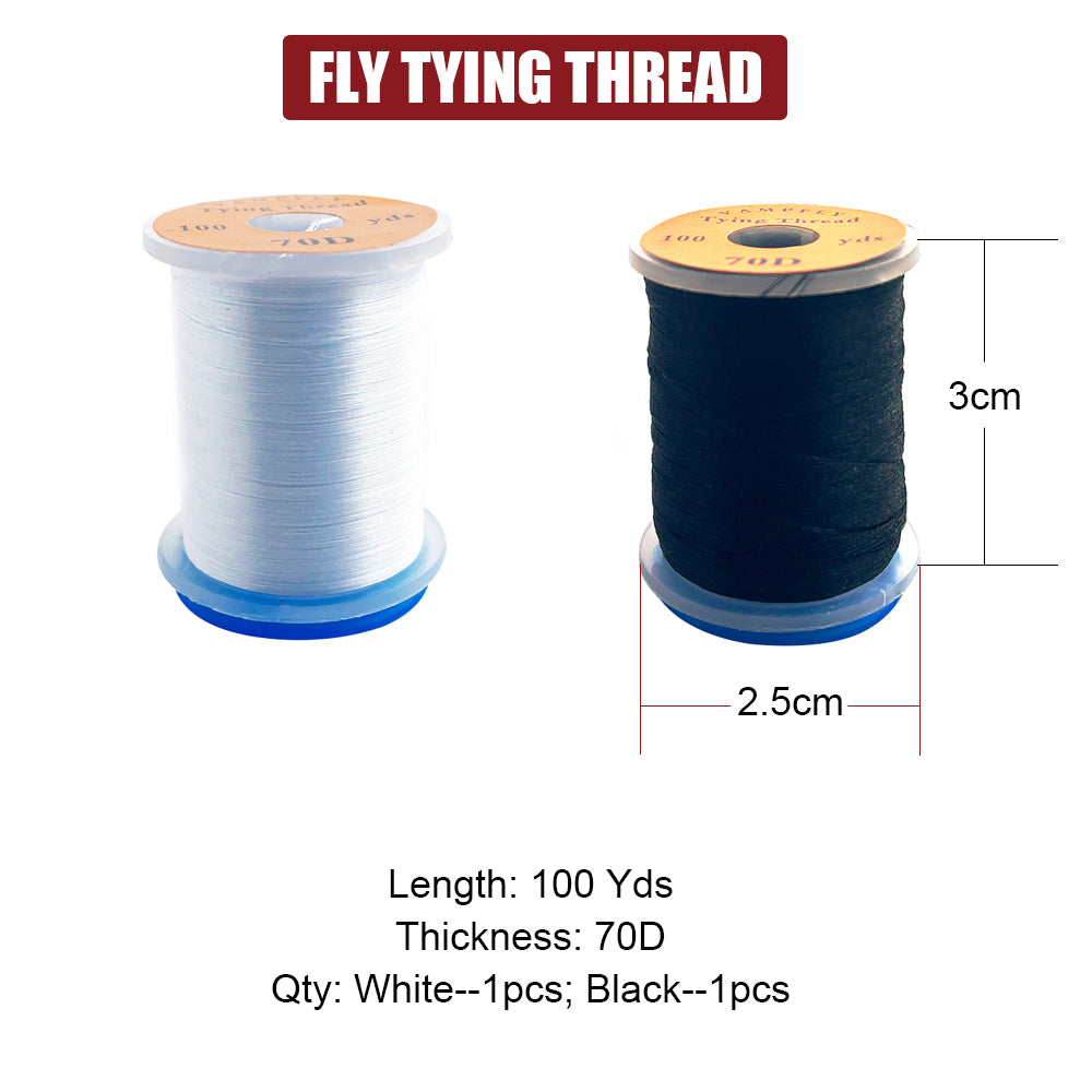 Fly Tying Material Set Feather and Dubbing Starter Kit