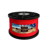 HERCULES 550 Paracord Survival Rope Imperial Red Type III Parachute Cord for Camping
