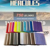 HERCULES 750 Paracord Rope 4mm Parachute Rope 100FT HERCULES