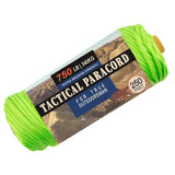 HERCULES 750 Paracord Rope 4mm Parachute Rope 250FT HERCULES