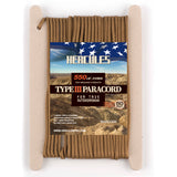 HERCULES 550 Paracord Survival Rope Coyote Type III Parachute Cord for Camping
