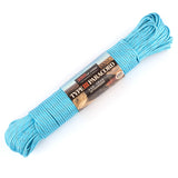 HERCULES Reflective 550 Paracord Lake Blue for Camping Rope Type III Parachute Cord