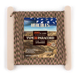 HERCULES 550 Paracord Survival Rope Mixed Camo Type III Parachute Cord for Camping