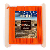 HERCULES – paracorde réfléchissante 550, Orange fluo, pour Camping, corde de Parachute de Type III