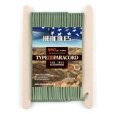 HERCULES 550 Paracord Survival Rope Olive Green Type III Parachute Cord for Camping