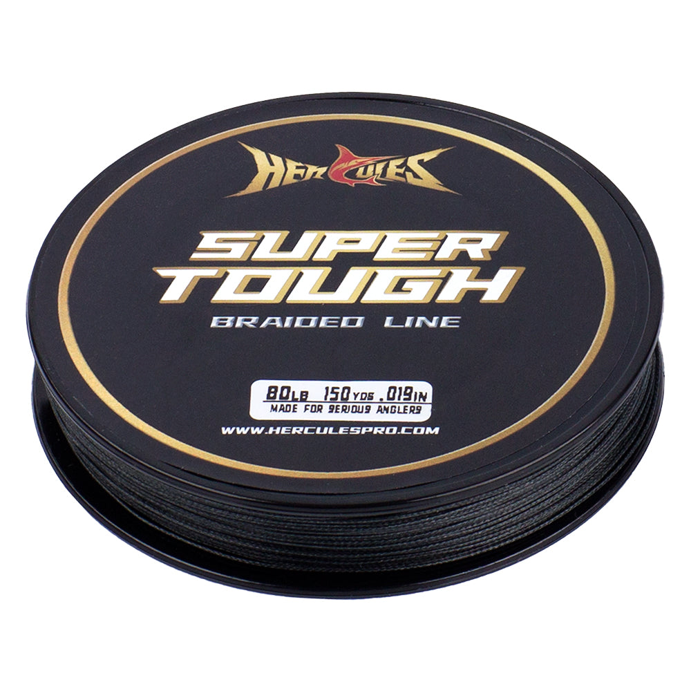 HERCULES SUPER TOUGH Black Braided Fishing Line HERCULES SUPER TOUGH Black Braided Fishing Line