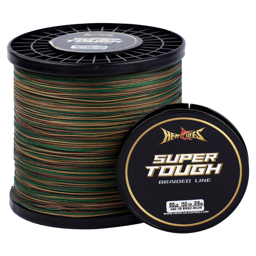 HERCULES SUPER TOUGH Camo Green Braided Fishing Line – HERCULES Fishing