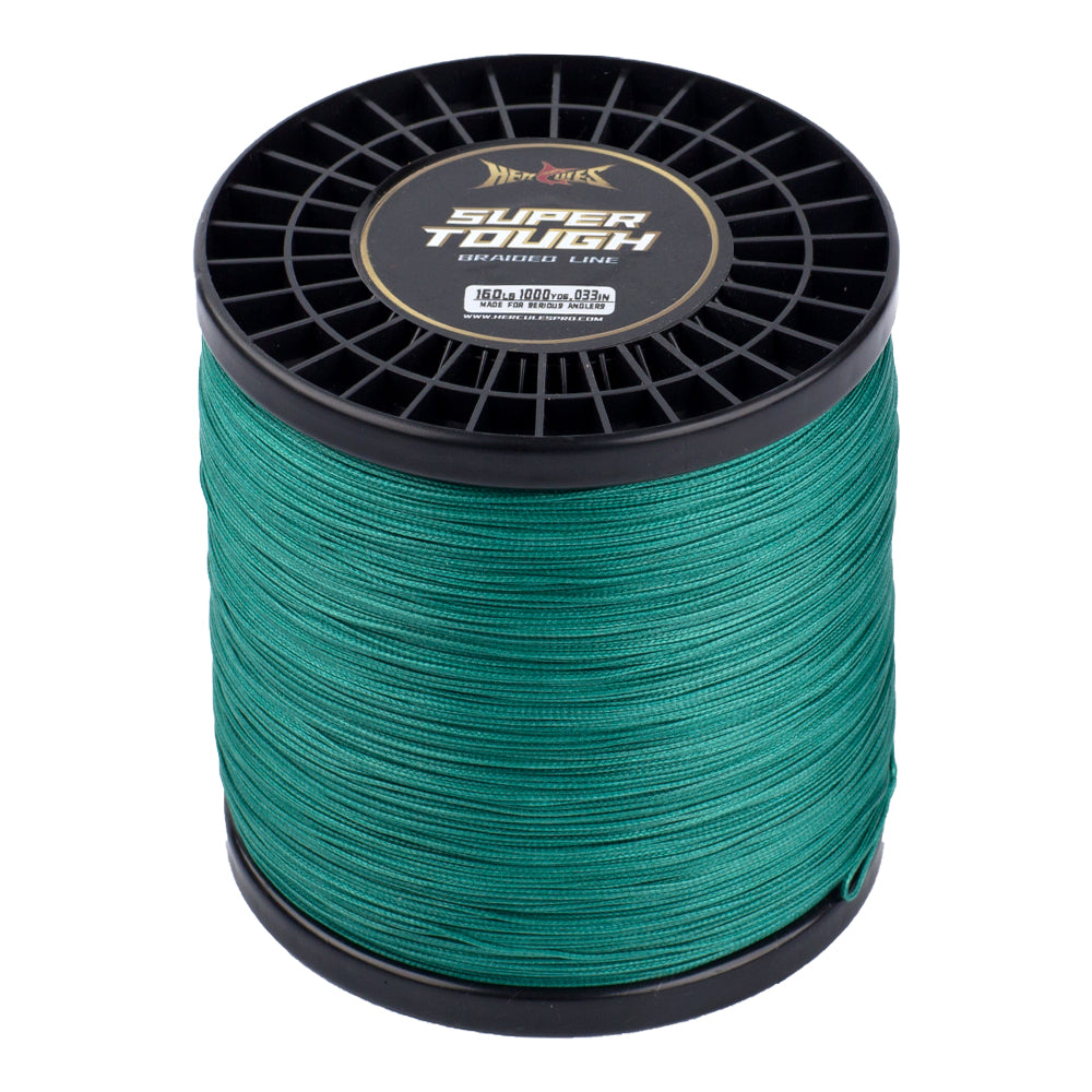 35 lb braided fishing line HERCULES SUPER TOUGH Moss Green Braided Fishing Line