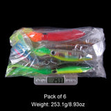 HERCULES 5.5inches Simulation Squid Baits Topwater Fishing Lure