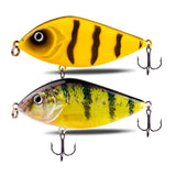 2.75" Jerkbait Fishing Lure Hard Bait with Rattling Steel Balls