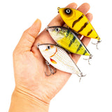2.75" Jerkbait Fishing Lure Hard Bait with Rattling Steel Balls