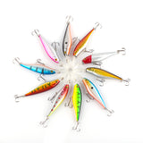 HERCULES Shallow Deep Diving Swimbait Minnow Fishing Lures(pack of 10)