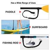 Kayak Paddle Leash Stretchable Strap Lanyard Rope, Pack of 2, for Fishing Kayaking Surfing