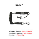 Anti-Lost Elastic Kayak Canoe Paddle Leash Coiled Lanysrds Pack of 2