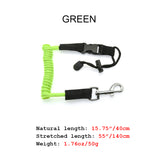 Anti-Lost Elastic Kayak Canoe Paddle Leash Coiled Lanysrds Pack of 2