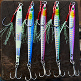 HERCULES Metal Fishing Lures 7g - 100g Luminous Metal Lures Pack of 5pcs