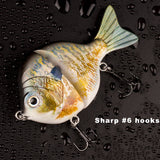 HERCULES Multi-jointed Sinking Lure Sunfish Lures Fishing Lure