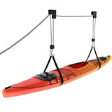 Kayak Storage Hoist for Canoes Bikes Ladders Overhead Pulley System