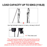 Kayak Storage Hoist for Canoes Bikes Ladders Overhead Pulley System