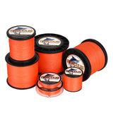 HERCULES Orange 12 Strands 10lb-420lb PE Braided Fishing Line 100M-2000M