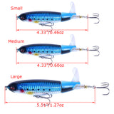 HERCULES Topwater Pencil Fishing Lure with Rotating Tail