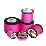 HERCULES 100M-2000M Pink 6lb-100lb PE Braided Fishing Line 4 Strands