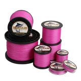 HERCULES 100M-2000M Pink 10lb-300lb PE Braided Fishing Line 8 Strands