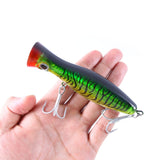 HERCULES 5" Big Mouth Popper Bait Topwater Fishing Lure