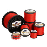 HERCULES 100M-2000M Red 10lb-300lb PE Braided Fishing Line 8 Strands