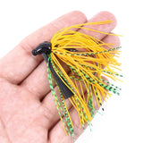 HERCULES Multicolor Weedless Rubber Jig Bass Fishing Lure