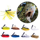 HERCULES Multicolor Weedless Rubber Jig Bass Fishing Lure