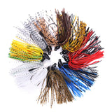 HERCULES Multicolor Weedless Rubber Jig Bass Fishing Lure