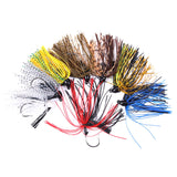 HERCULES Multicolor Weedless Rubber Jig Bass Fishing Lure